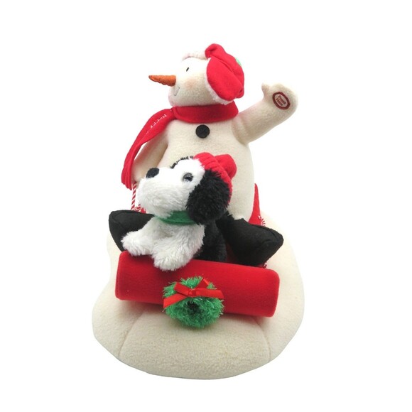 Hallmark 2007 Jingle Pals Snow What Fun Sledders Musical Animated Plush - Picture 3 of 7